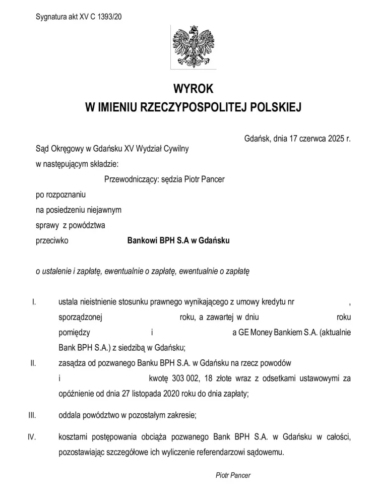 17-06-2025-wyroki-frankowe-Gdansk-bph-kredyty-frankowe